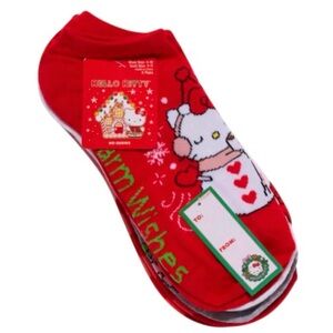 *NEW* Hello Kitty Festive Socks - 5 Pairs